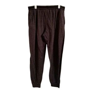 OT Revolution Sweatpants Joggers Charcoal Black Size L Elastic Waist Tapered Leg